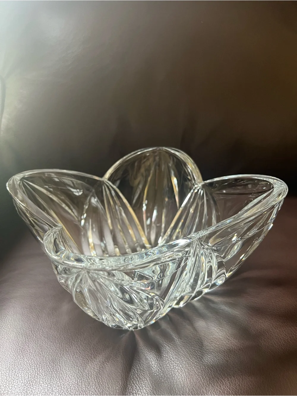 Mikasa Bowl Crystal Glass Lead Free Home Decor